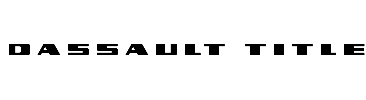 Dassault Title  font caratteri gratis