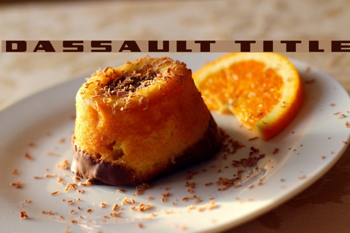 Dassault Title Font examples