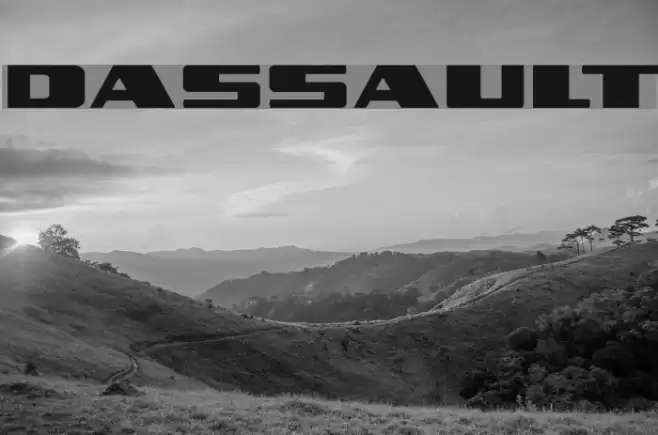 Dassault Font examples