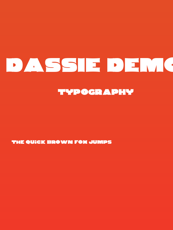 Dassie DEMO Poster