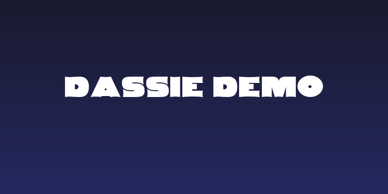 Dassie DEMO Social Header