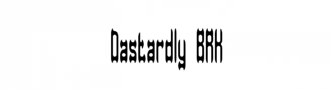 Dastardly BRK  baixar fontes gratis