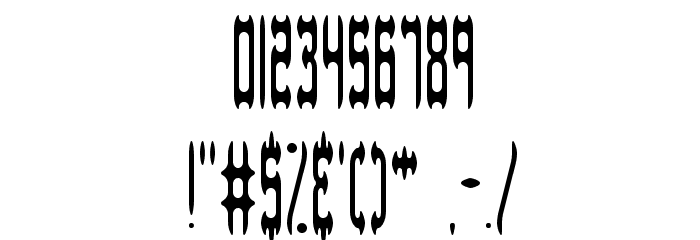 Dastardly BRK Font OTHER CHARS