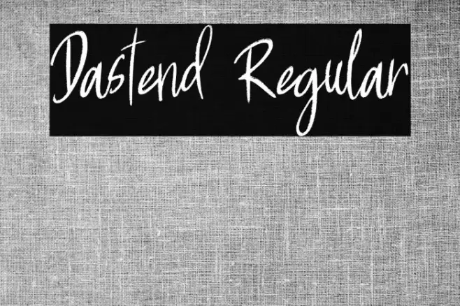 Dastend Regular Example 2