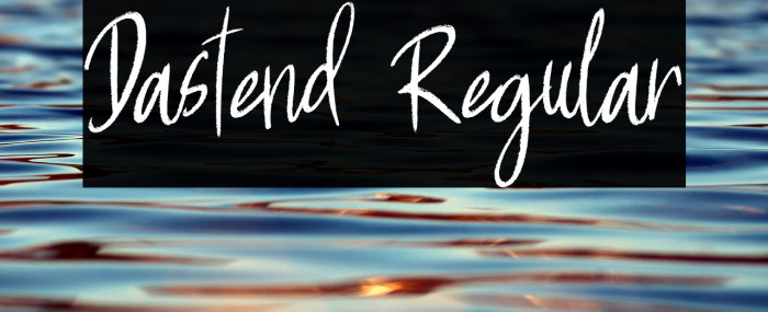 Dastend Regular Example 3