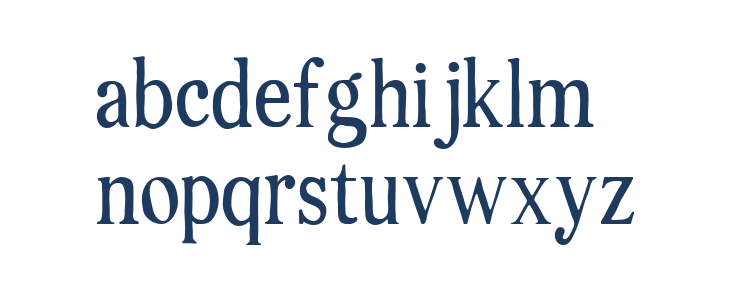 Dastine Oramica Demo Regular Lowercase