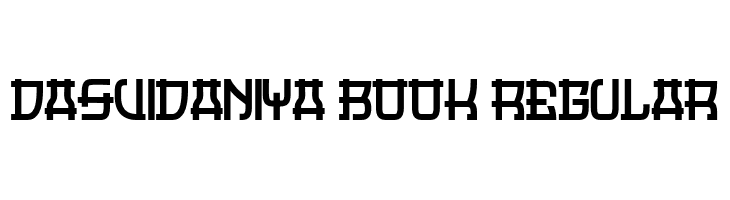 Dasvidaniya Book Regular  لخطوط تنزيل