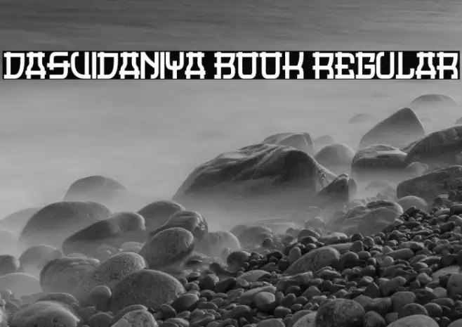 Dasvidaniya Book Regular Font examples