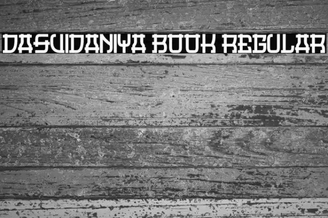 Dasvidaniya Book Regular Font examples