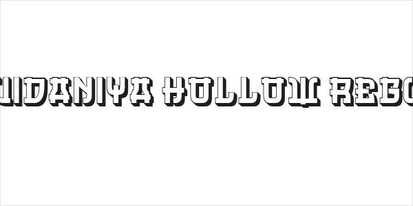 Dasvidaniya Hollow Regular Logo