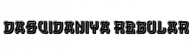 Dasvidaniya Regular  Descarca Fonturi Gratis