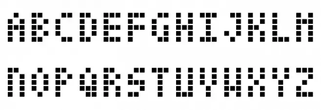 DatCub フォント 大文字