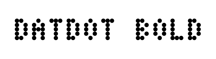DatDot Bold  नि: शुल्क फ़ॉन्ट्स डाउनलोड