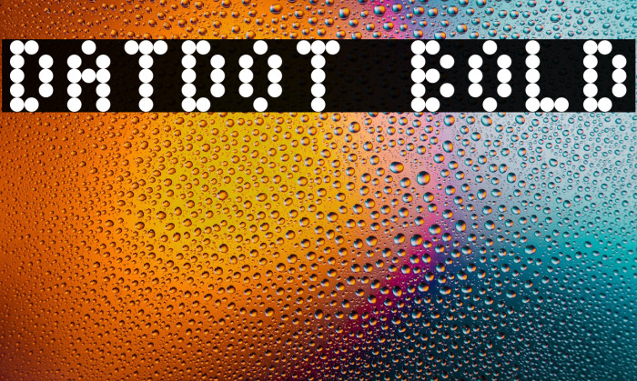 DatDot Bold Example 1