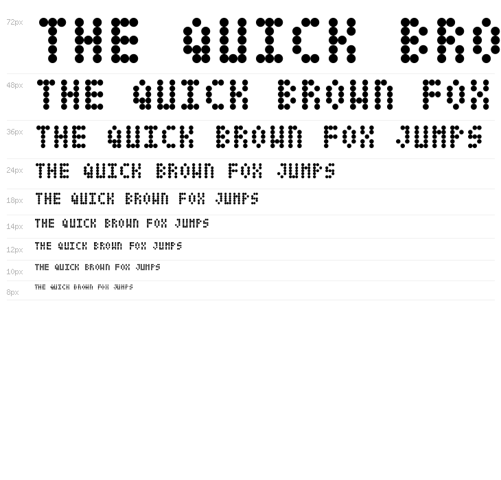 DatDot Bold Waterfall