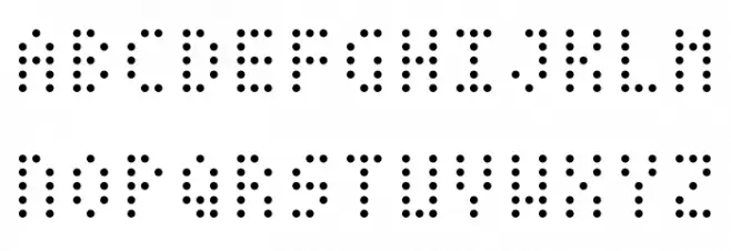 DatDot Light Schriftart Groß