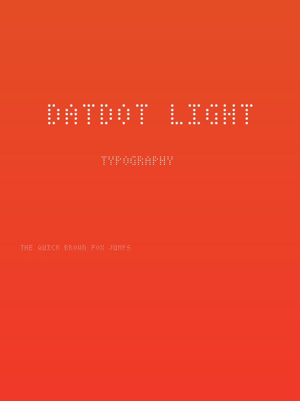 DatDot Light Poster