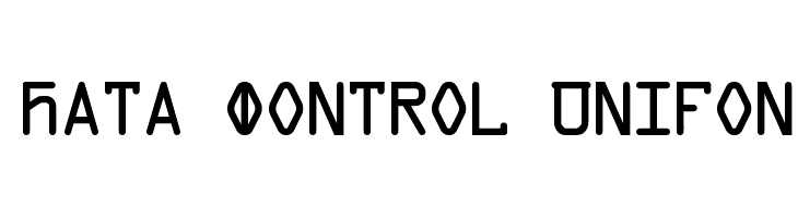 Data Control Unifon  免费字体下载