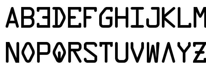 Data Control Unifon Font LOWERCASE