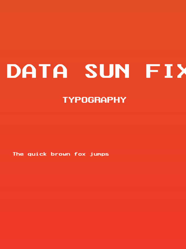 Data Sun Fixed-Width Poster