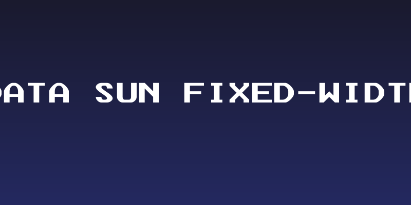 Data Sun Fixed-Width Social Header