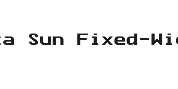 Data Sun Fixed-Width Logo