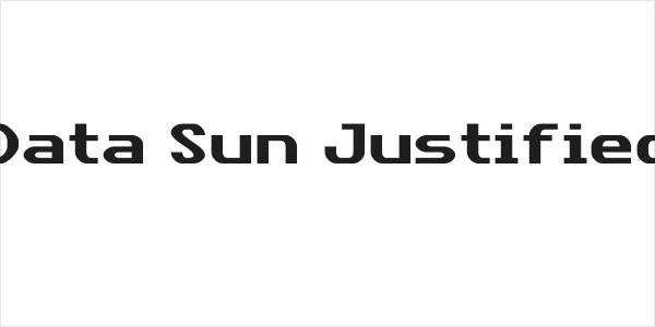 Data Sun Justified Logo