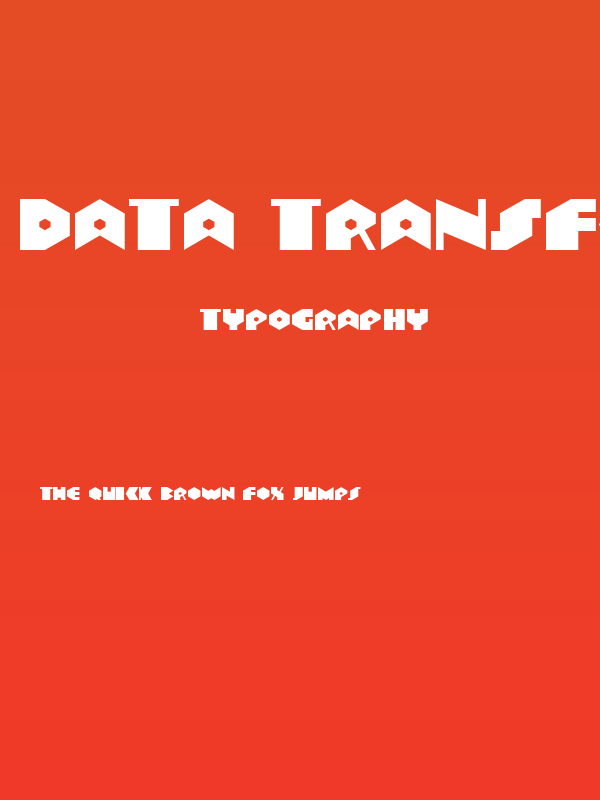 Data Transfer Poster