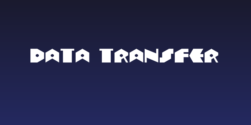Data Transfer Social Header
