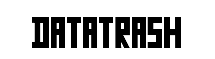 Data Trash  Скачать бесплатные шрифты