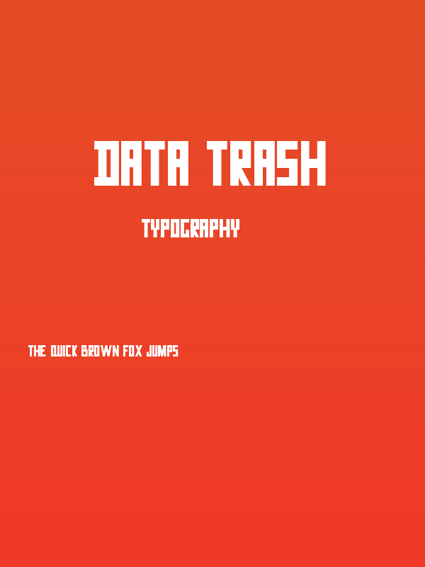 Data Trash Poster