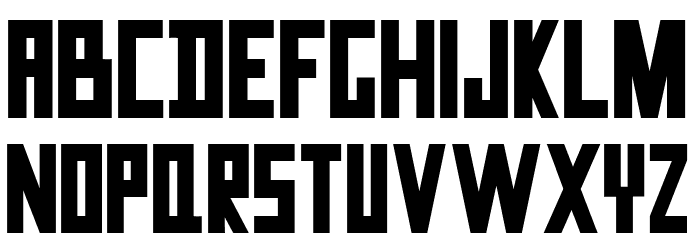 Data Trash Font LOWERCASE