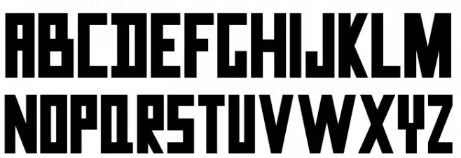 Data Trash Schriftart Kleinbuchstaben