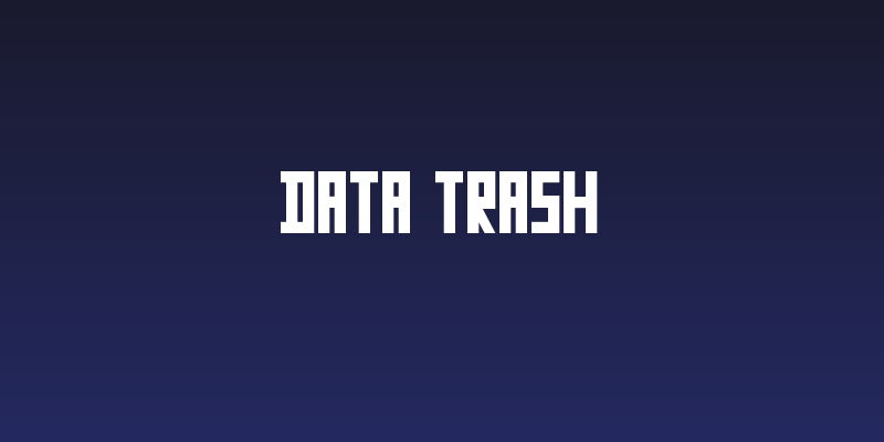 Data Trash Social Header