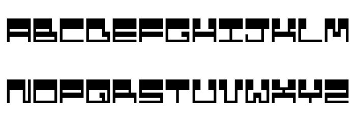 Data Twenty Font LOWERCASE