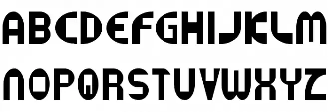 Datacut Schriftart Groß