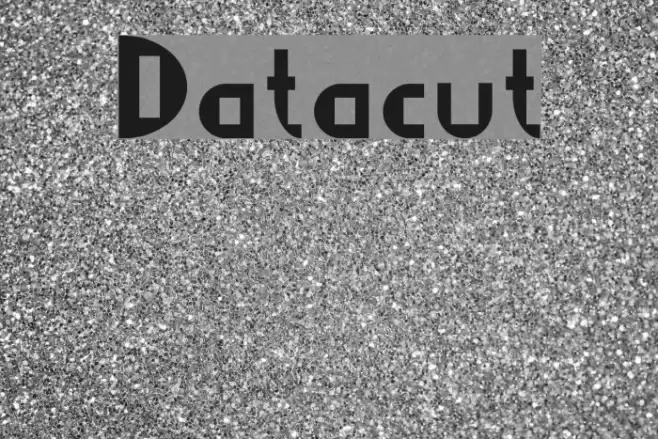 Datacut フォント examples