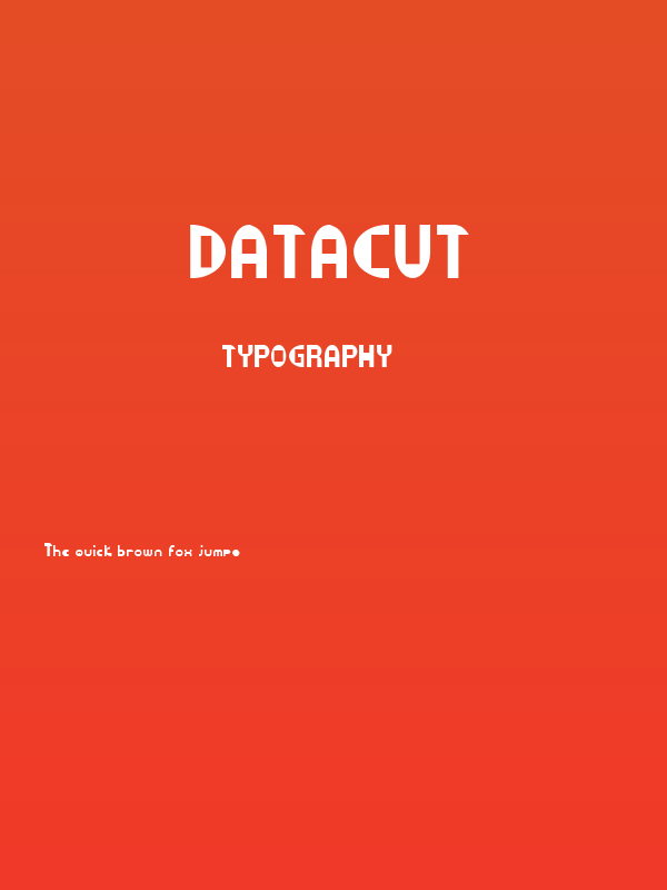 Datacut Poster