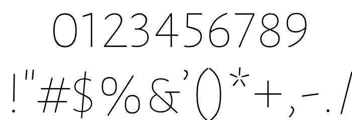 Datalegreya Gradient Font OTHER CHARS