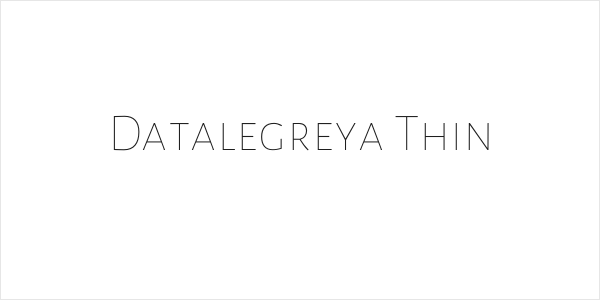 Datalegreya Thin Logo