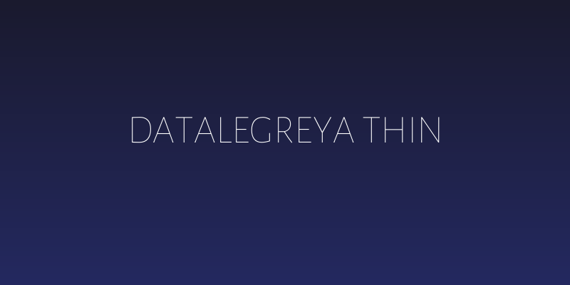 Datalegreya Thin Social Header