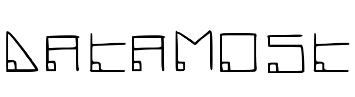 Datamost फ़ॉन्ट