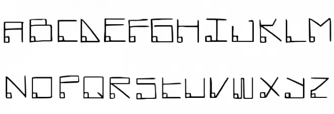 Datamost Schriftart Groß