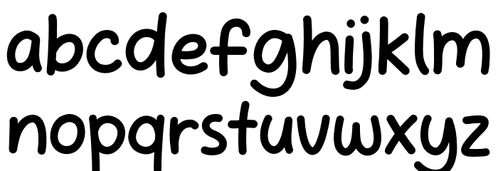 Datang Story Schriftart Kleinbuchstaben