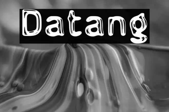 Datang Font examples