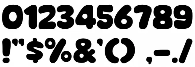 Date Fruit Days Font OTHER CHARS