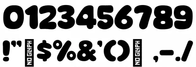 Date Fruit Days Font OTHER CHARS