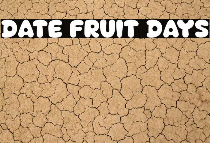 Date Fruit Days Example 1