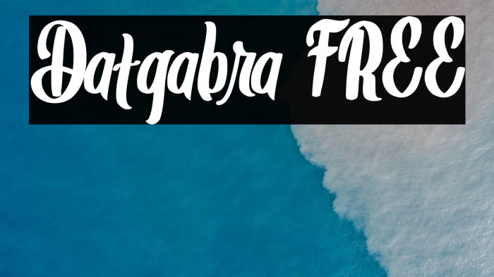 Datgabra FREE Example 1