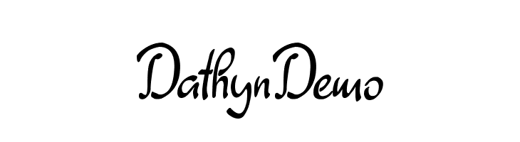 Dathyn Demo Font